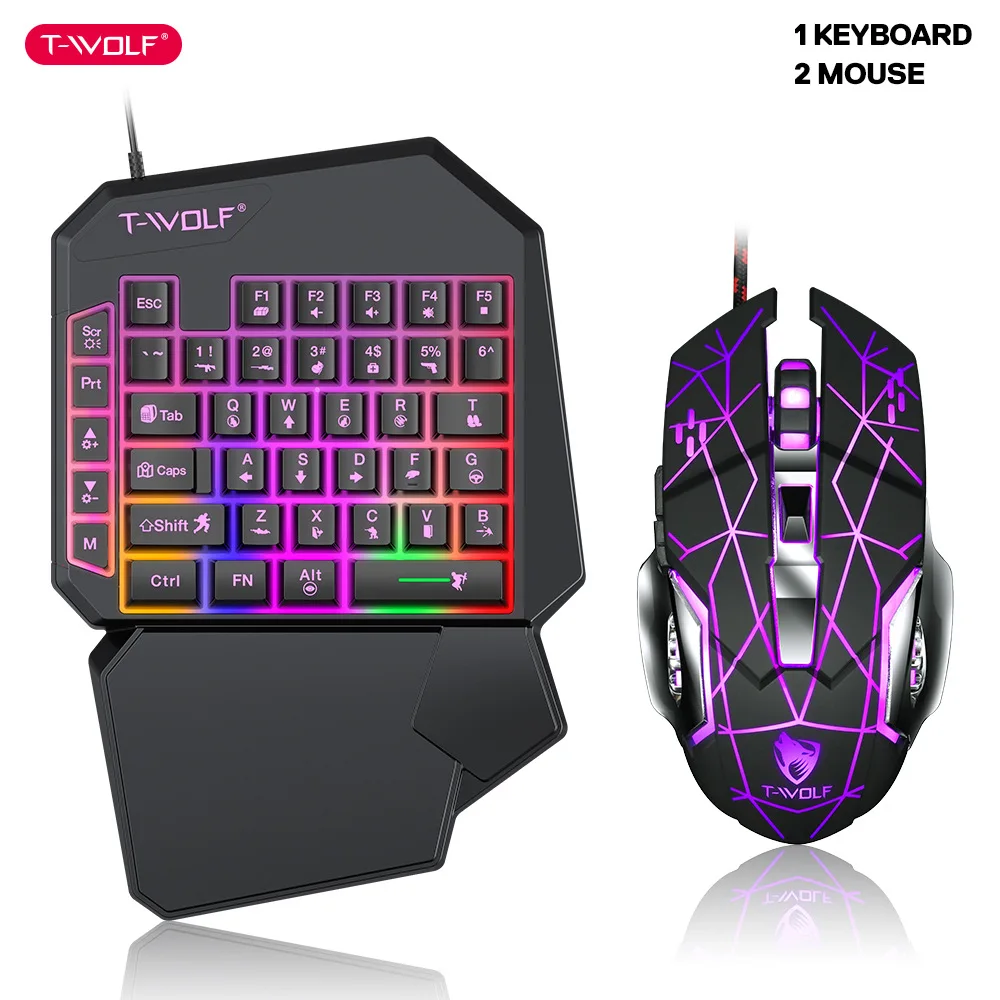 T-WOLF tf900 conjunto de trono - Gaming Keyboard Mini avaliação e preço