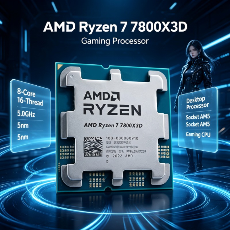 Processador AMD Ryzen 7 7800X3 - Amd Cpu Ryzen 7 avaliação e preço