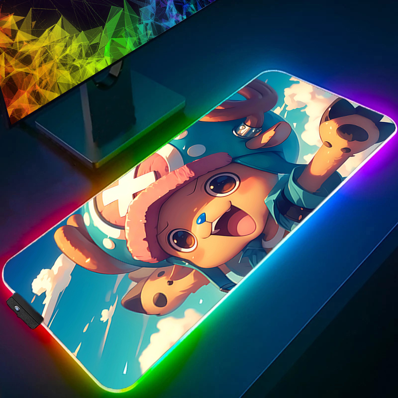 Mouse Pad RGB One Piece Tony T - Gaming Keyboard No Rgb avaliação e preço