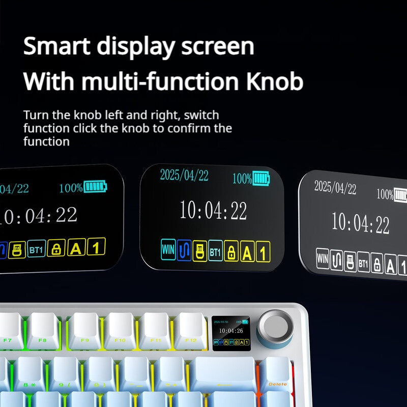 Teclado Mecânico AULA F75 MAX  - Gaming Keyboard Hot Swappable avaliação e preço